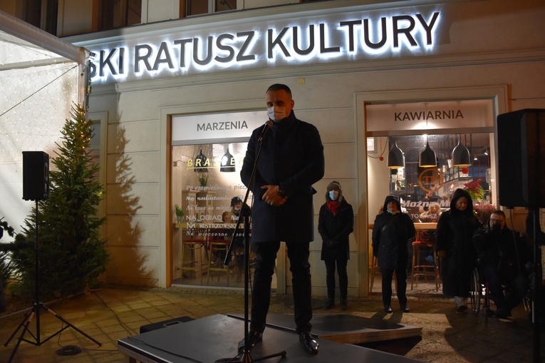 Piaskowa szopka w Gdańsku 2021