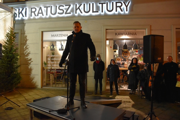 Piaskowa szopka w Gdańsku 2021