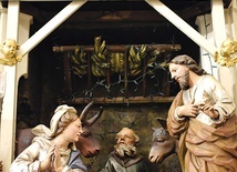 ▲	Szopka w bardzkim sanktuarium Matki Bożej Strażniczki Wiary Świętej.