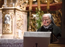 ▲	Na grudniowym wykładzie s. Daria Klich OSU przedstawiła początki związane z diecezjalnym sanktuarium.