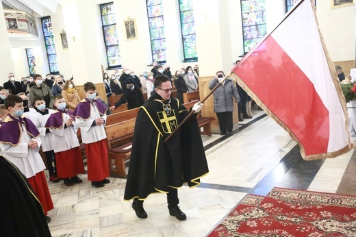 Nowa chorągiew Zakonu Rycerzy Jana Pawła II