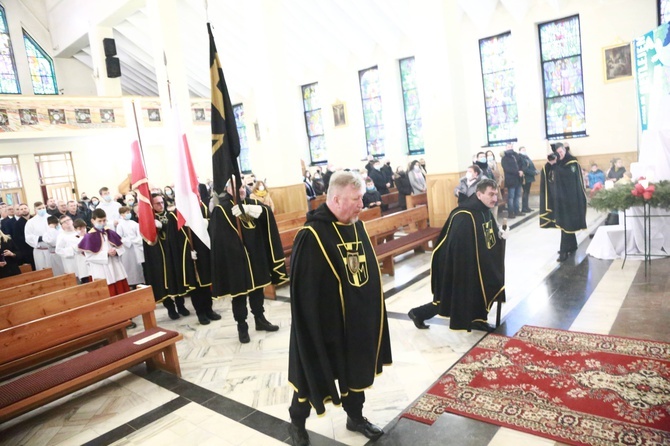 Nowa chorągiew Zakonu Rycerzy Jana Pawła II