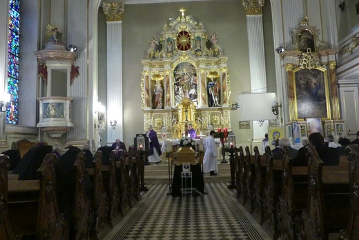 Uroczystości pogrzebowe s. Michaeli Bubik, elżbietanki cieszyńskiej