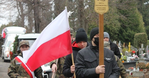 Pożegnanie żołnierki AK