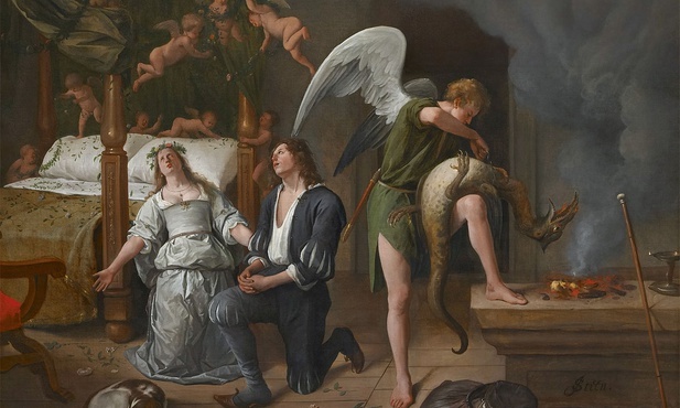 Jan Steen, Modlitwa Tobiasza i Sary.