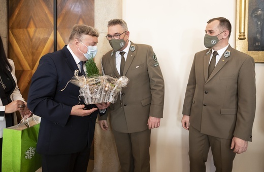 Spotkanie przedświąteczne w Kurii