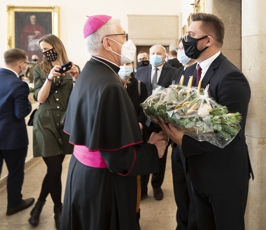 Spotkanie przedświąteczne w Kurii
