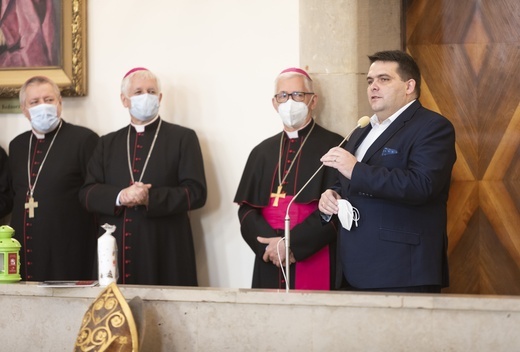 Spotkanie opłatkowe 2021 w katowickiej kurii