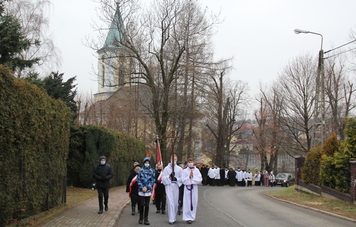 Uroczystości pogrzebowe śp. ks. kan. Stanisława Maślanki w Bielsku-Białej Lipniku