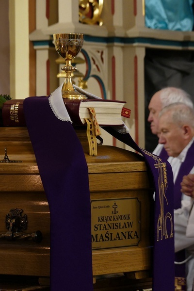 Uroczystości pogrzebowe śp. ks. kan. Stanisława Maślanki w Bielsku-Białej Lipniku