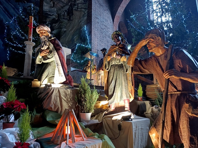 Szopka w kościele św. Józefa w Zabrzu