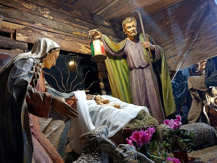 Szopka w kościele św. Józefa w Zabrzu