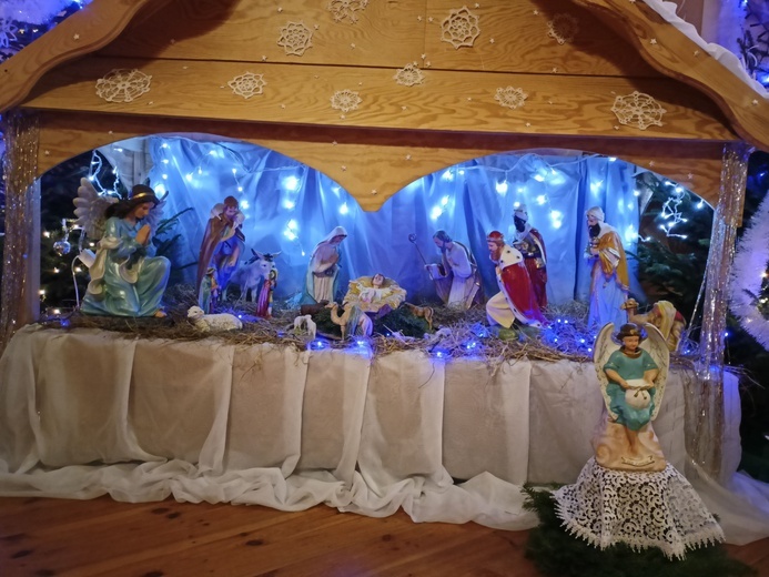 Goleszyn. Szopka bożonarodzeniowa w parafii św. Mateusza