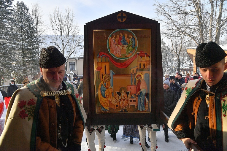 Zakopane. Początek peregrynacji ikony Najświętszej Rodziny