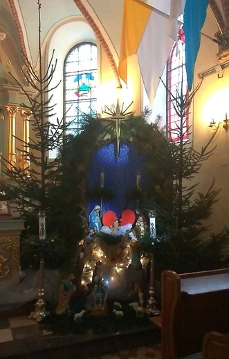 Płonne. Szopka bożonarodzeniowa w parafii św. Jakuba