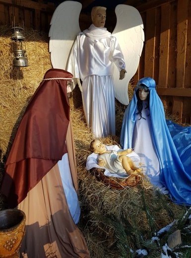 Sońsk. Żywa szopka bożonarodzeniowa w parafii świętych Wita, Modesta i Krescencji