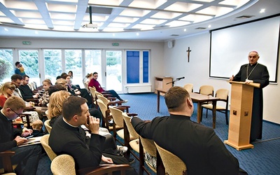 ▲	Uczestników ORD odwiedził bp Krzysztof Włodarczyk, delegat KEP ds. Ruchu Światło–Życie,  biskup bydgoski.