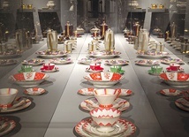 Piękna wystawa porcelany w muzeum  w Łucku.