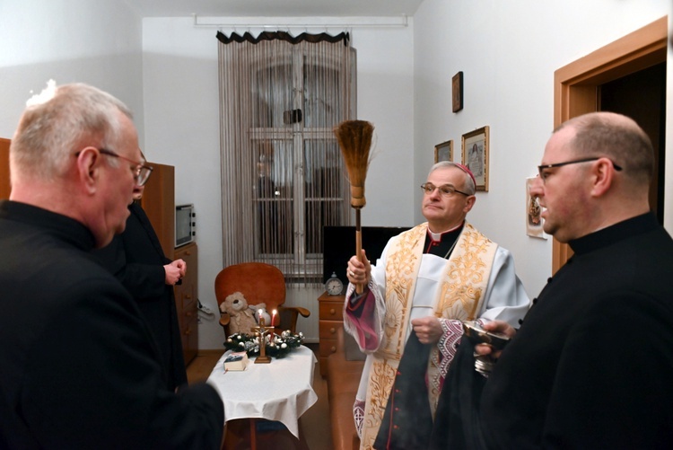 Kolęda na katedralnej plebanii