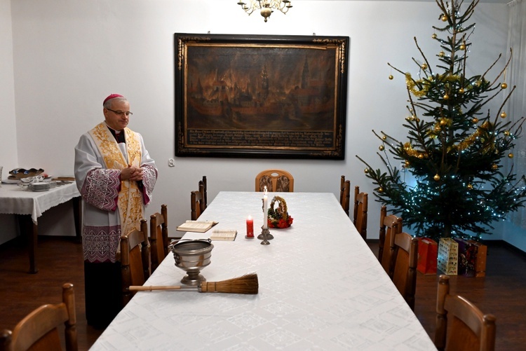 Kolęda na katedralnej plebanii