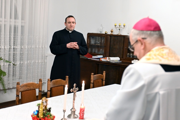 Kolęda na katedralnej plebanii