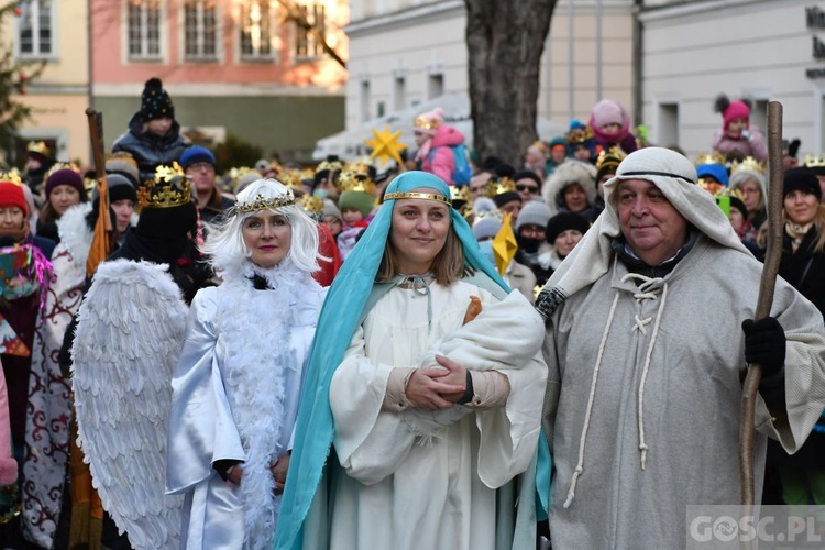 Uliczne jasełka w Winnym Grodzie