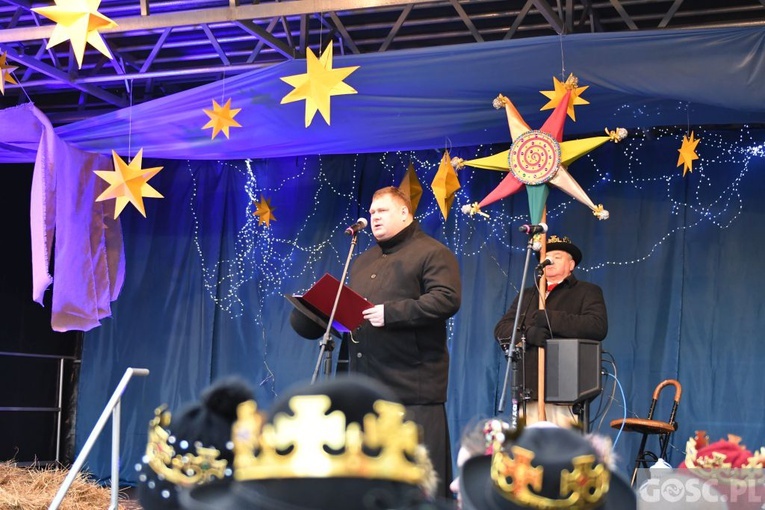 Uliczne jasełka w Winnym Grodzie