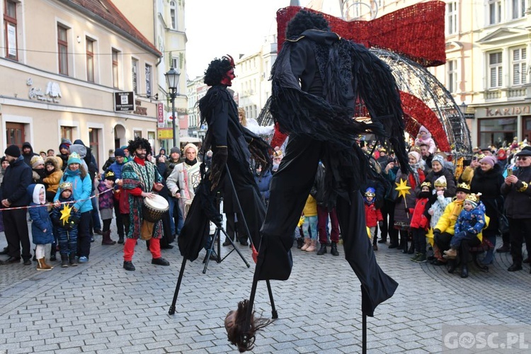 Uliczne jasełka w Winnym Grodzie