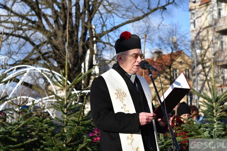 Uliczne jasełka w Winnym Grodzie