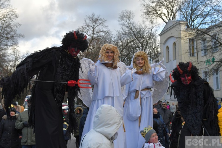 Uliczne jasełka w Winnym Grodzie