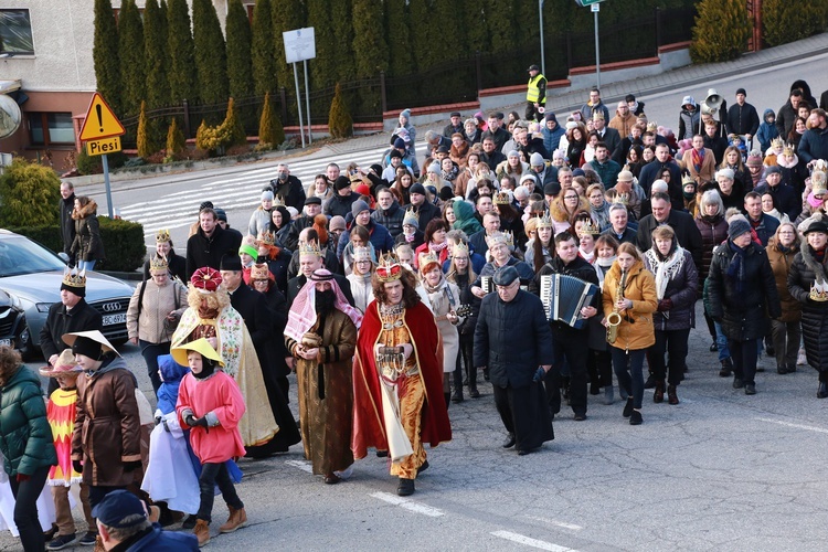 Orszak Trzech Króli w Trzcianie k. Bochni