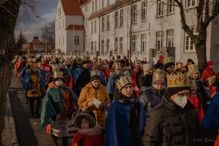 Orszak Trzech Króli 2022 w Środzie Śląskiej