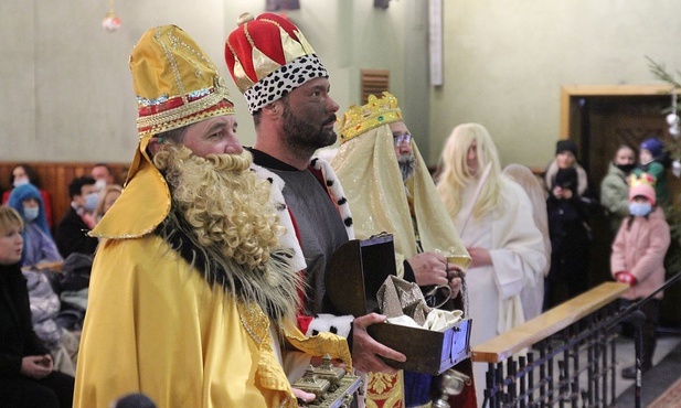 Mędrcy w kościele parafialnym w Wieprzu koło Żywca.