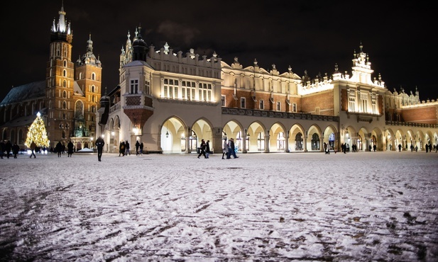 Kraków w śniegu