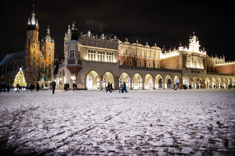 Kraków w śniegu