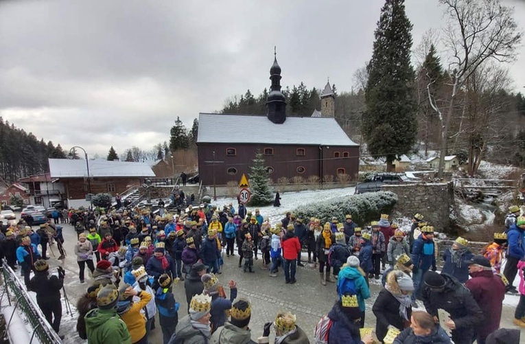 Orszak Trzech Króli 2022 na Górę Igliczną