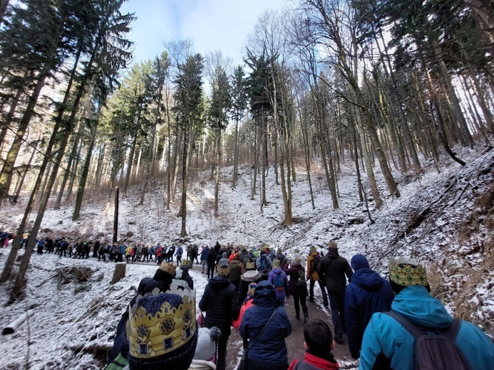 Orszak Trzech Króli 2022 na Górę Igliczną