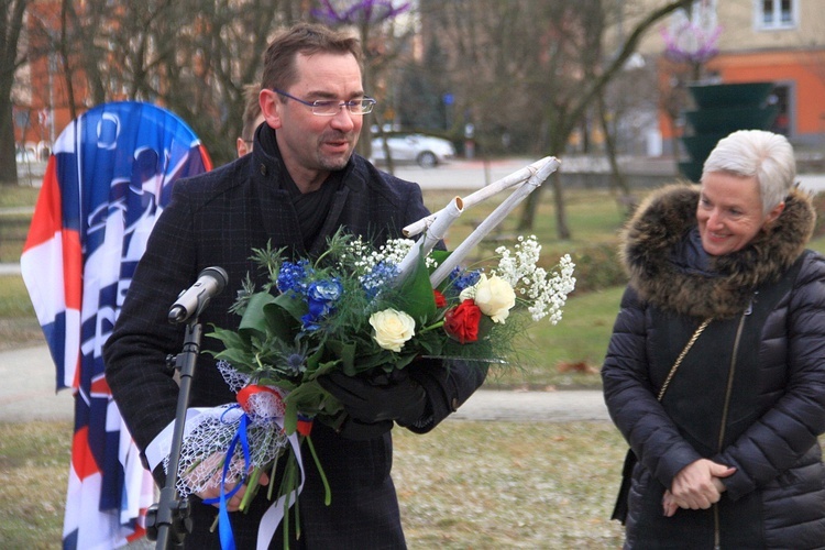 Odsłonięcie statuetki ZAKSY w Kędzierzynie-Koźlu