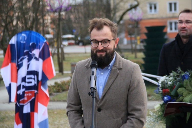 Odsłonięcie statuetki ZAKSY w Kędzierzynie-Koźlu