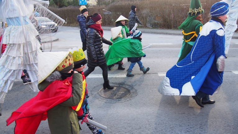 Orszak Trzech Króli 2022 w Brzegu Dolnym