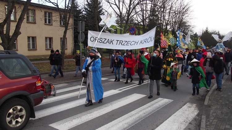 Orszak Trzech Króli 2022 w Brzegu Dolnym