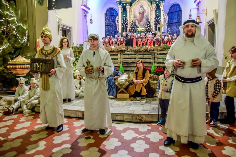 Rybnik-Niedobczyce. Jasełka w parafii NSPJ