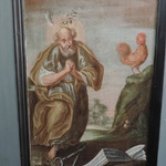 Fragment ambony - drzwi - św. Piotr