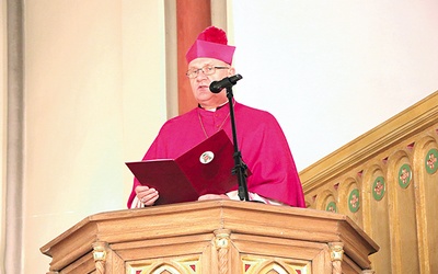Homilię wygłosił metropolita warmiński. 