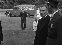 Ks. Jan Macha na filmie z 1938 r. - fragmenty