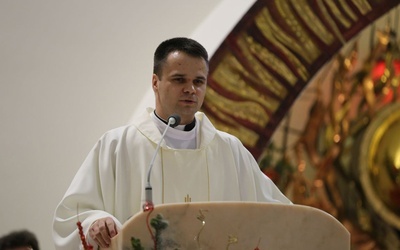 Ks. Michał Powęska, biblista, prefekt w WSD w Sandomierzu.