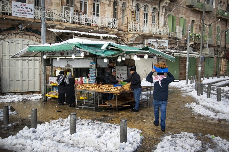 Jerozolima pod śniegiem