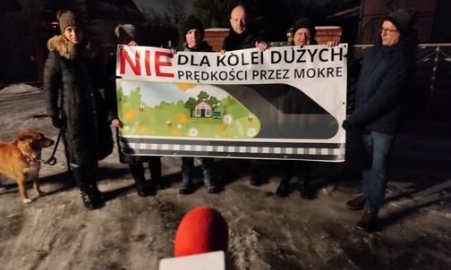 Śląskie. Protesty przeciwko budowie kolei. "Wiślankę" zablokują mieszkańcy Czerwionki-Leszczyn i Mikołowa