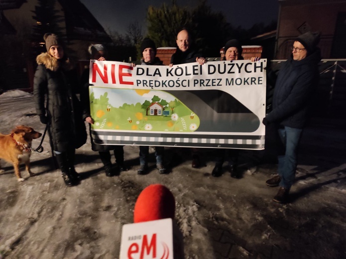 Śląskie. Protesty przeciwko budowie kolei. "Wiślankę" zablokują mieszkańcy Czerwionki-Leszczyn i Mikołowa