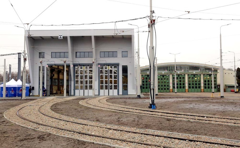 Nowa hala tramwajowa w Nowej Hucie